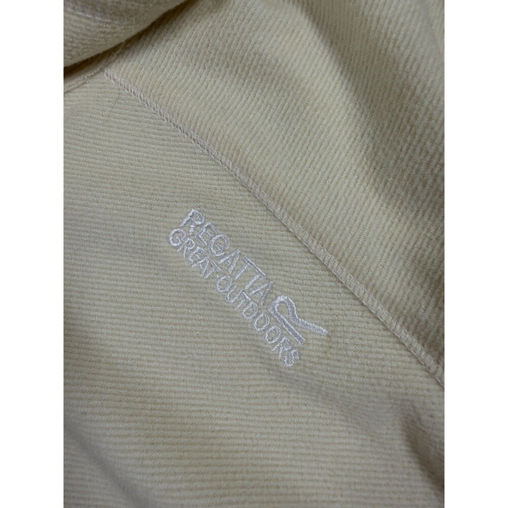 Regatta Great Outdoors 1/4 Zip Pullover Fleece Cream Ivory Size 12, SKU143 - Picture 3 of 8